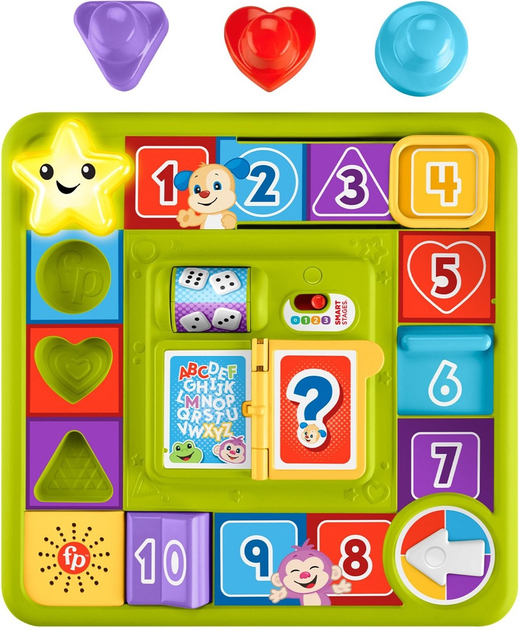 Interaktywna tablica edukacyjna Fisher-Price Laugh and Learn Puppy's Game Activity Board HRB70 (194735172009) - obraz 1