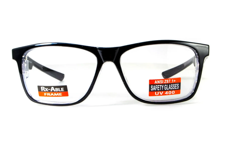 Окуляри під діоптрії Global Vision RX-T Сrystal Black (rx-able), прозорі - изображение 2
