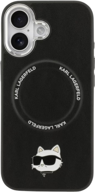 Панель Karl Lagerfeld Choupette Pin MagSafe do Apple iPhone 17 Black (3666339496098) - зображення 4