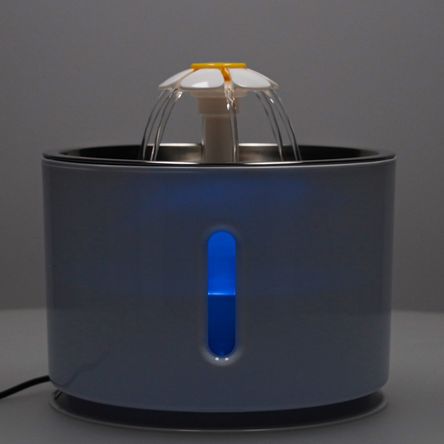 Fontanna dla kotów KIK LED USB 2.4 l filtr czyszczący (0022517437209) - obraz 15