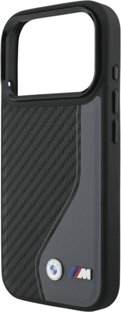 Панель BMW M Carbon Logo MagSafe для Apple iPhone 17 Pro Graphite (BMHMP17L25PCCSCAK) - зображення 6