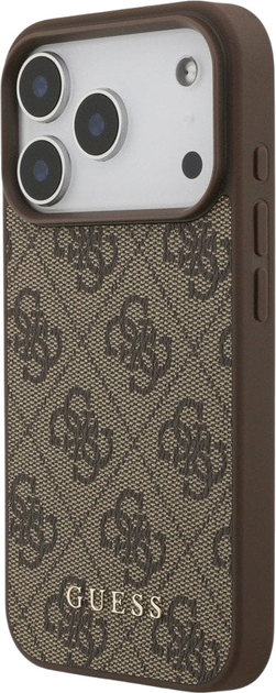 Панель Guess 4G Classic Case для iPhone 17 Pro Brown (3666339556167) - зображення 2