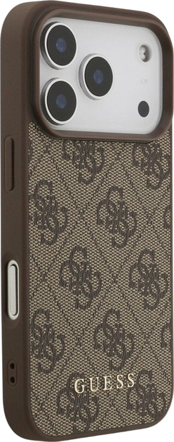 Панель Guess 4G Classic Case для iPhone 17 Pro Brown (3666339556167) - зображення 4