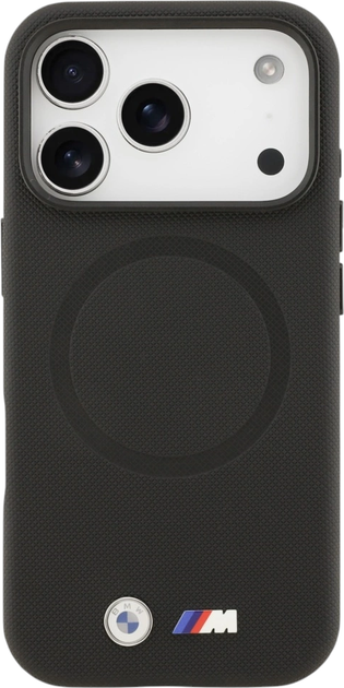 Панель BMW M FW Metal Logo MagSafe для Apple iPhone 17 Pro Black (BMHMP17L25PFWSMK) - зображення 2