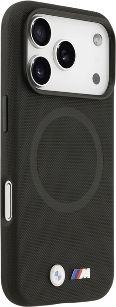 Панель BMW M FW Metal Logo MagSafe для Apple iPhone 17 Pro Black (BMHMP17L25PFWSMK) - зображення 3