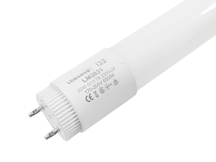 Светодиодная лампа Lemanso LM3831 Т8 22W 2300Lm 170-265V 6500K 1200 мм G13 - изображение 2