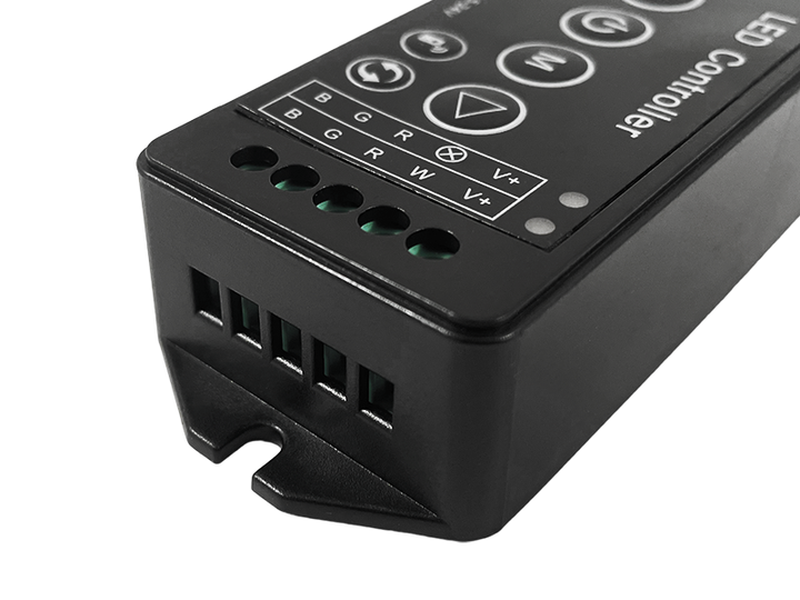Розумний контролер RGBW RF Music радіо сенсорний Smart LED Wi-Fi 24А 12-24V 6 кнопок - Фото 6 Розумний контролер RGBW RF Music радіо сенсорний Smart LED Wi-Fi 24А 12-24V 6 кнопок - зображення 6
