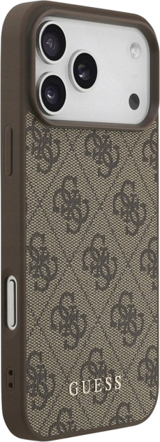 Панель Guess 4G Classic Case для iPhone 17 Pro Max Brown (3666339556174) - зображення 4