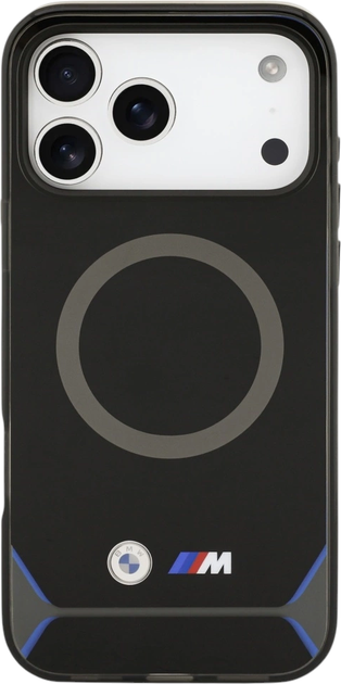 Панель BMW M IML Metal Buttons & Logo MagSafe для Apple iPhone 17 Pro Max Blue (BMHMP17X25HFGCKB) - зображення 2