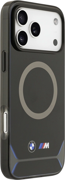 Панель BMW M IML Metal Buttons & Logo MagSafe для Apple iPhone 17 Pro Max Blue (BMHMP17X25HFGCKB) - зображення 3