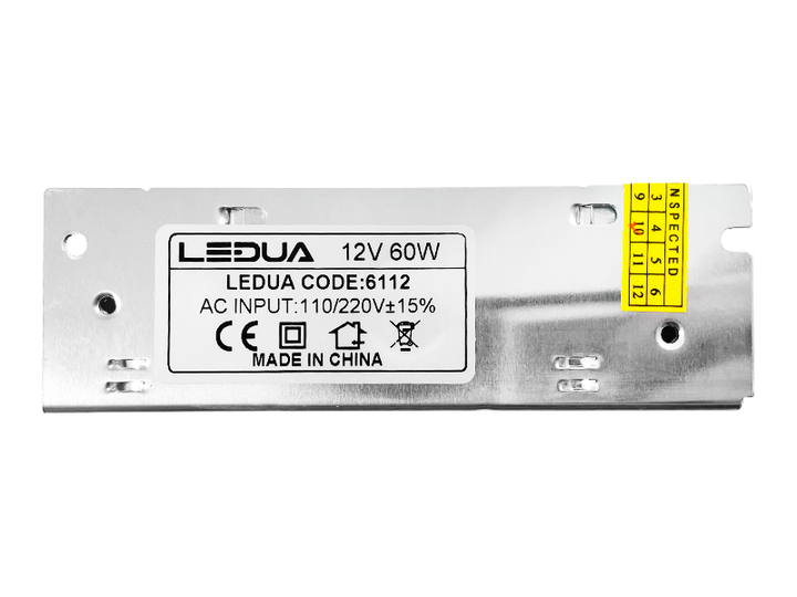 Блок живлення 12В 60Вт IP20 (6112) - зображення 5