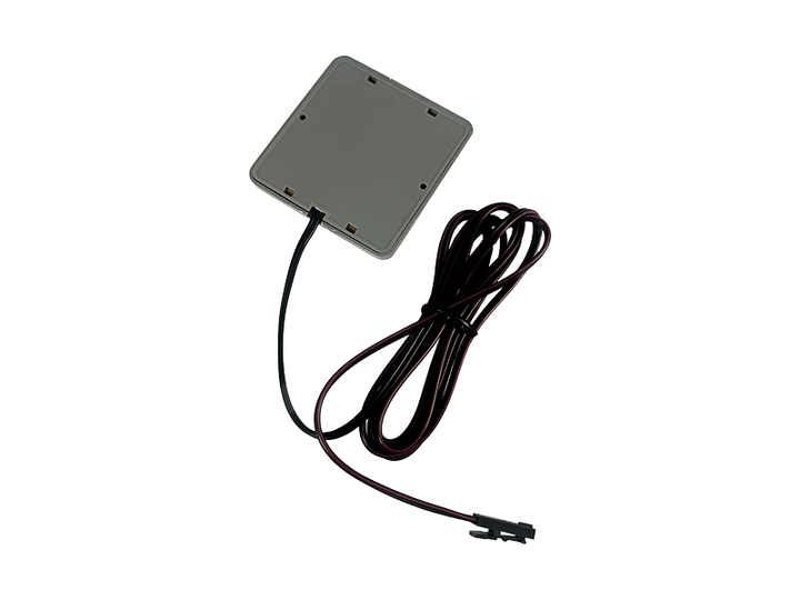LED світильник 12В 2Вт 6500К кабель 1.5 м MINI AMP 53х53 мм квадратний - зображення 2