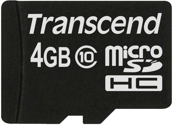 Карта пам'яті Transcend Premium microSDHC 4GB Class 10 (TS4GUSDC10) - зображення 1