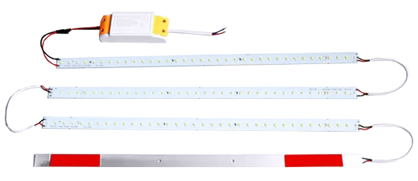 Комплект світлодіодних лінійок для растрового світильника L6 SMD2835 144 LED 170-265В 28Вт IP20 6000K 500мм - зображення 4
