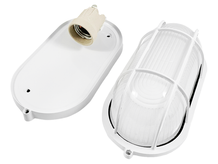Светильник светодиодный ЖКХ Lemanso BL-1461 (BL-1402) 20W для LED лампы овальный - изображение 2