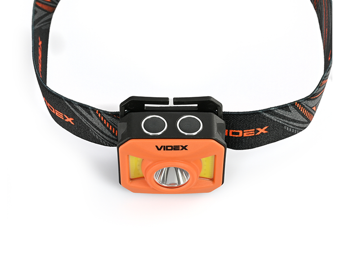 Ліхтарик налобний світлодіодний Videx VLF-H085-OR 400Lm 5000K - зображення 3