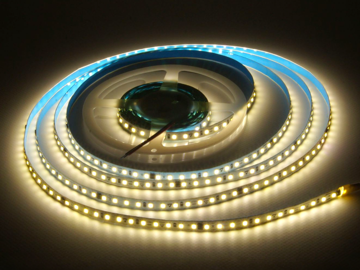 Світлодіодна стрічка 1 м SMD2835 120 LED 220В 8Вт/м IP20 нейтральний білий - зображення 2