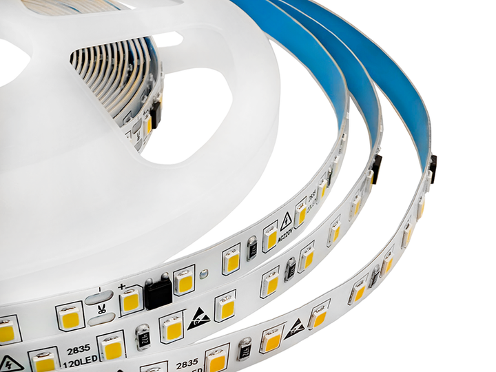 Світлодіодна стрічка 1 м SMD2835 120 LED 220В 8Вт/м IP20 нейтральний білий - зображення 3