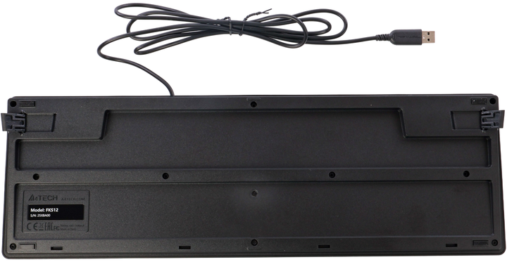 Клавіатура дротова A4Tech FKS12 Membrane USB Black (4711421003155) - зображення 6