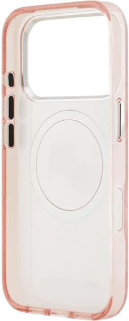 Etui Karl Lagerfeld IML Glitter Karl & Choupette Heads MagSafe do Apple iPhone 17 Pro Pink (3666339499075) - obraz 7