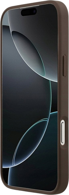 Панель Guess 4G Double Card Triangle для iPhone 17 Pro Max Brown (3666339552619) - зображення 5