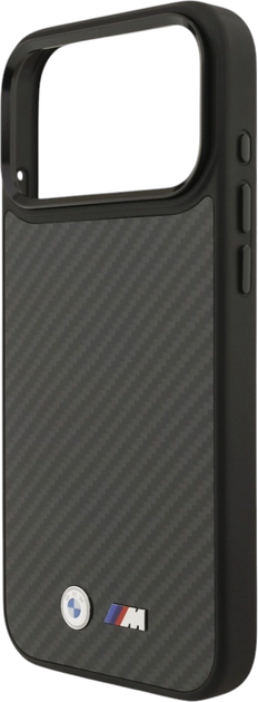 Etui plecki BMW M Kevlar Matt MagSafe do Apple iPhone 17 Pro Black (BMHMP17L24CFMMK) - obraz 6
