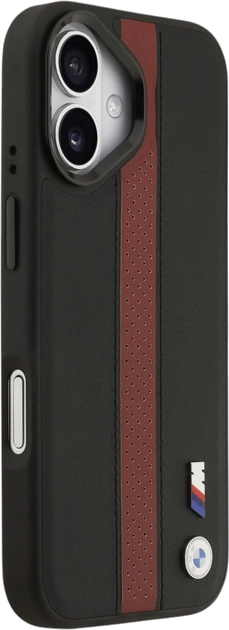Панель BMW M Perforated Stripe Logo MagSafe для Apple iPhone 17 Red (BMHMP17S25PCPSKR) - зображення 3