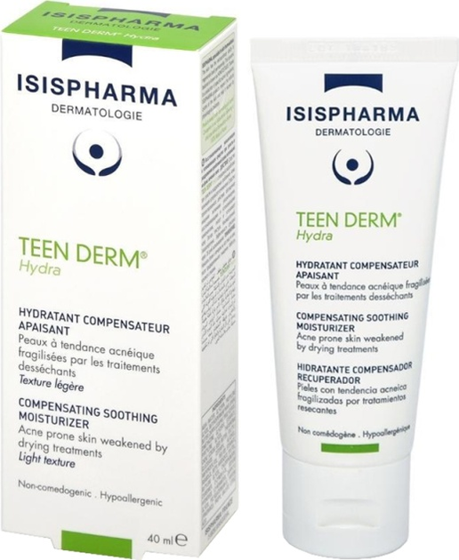 Krem nawilżający do twarzy Isispharma Teen Derm Hydra 40 ml (3760269771369) - obraz 2