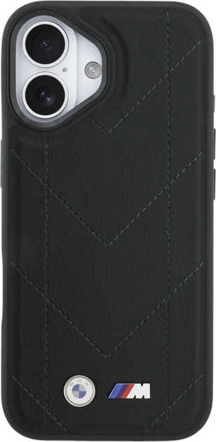 Панель BMW M Quilted Logo MagSafe для Apple iPhone 17 Black (BMW001054) - зображення 2