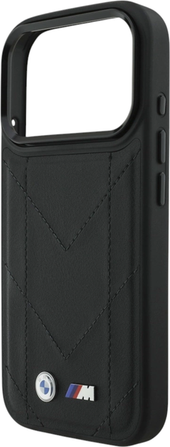 Панель BMW M Quilted Logo MagSafe для Apple iPhone 17 Pro Black (BMW001056) - зображення 6