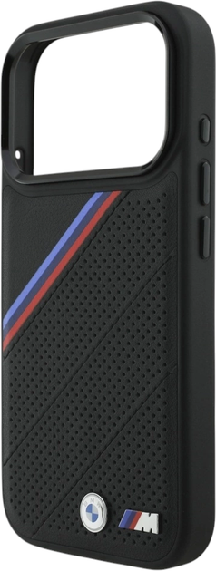 Etui plecki BMW M Quilted Logo MagSafe do Apple iPhone 17 Pro Black (BMHMP17L25PCSPEK) - obraz 6