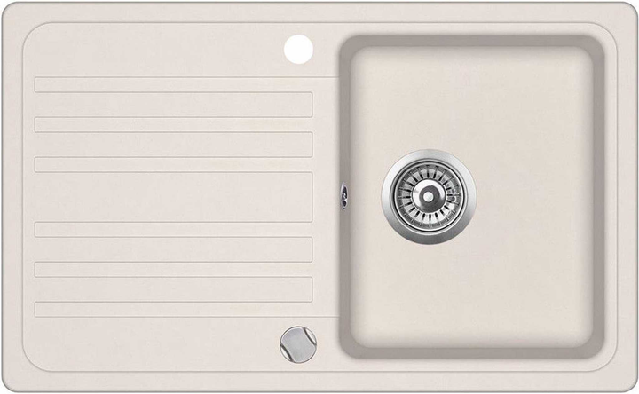 Zlew kuchenny AquaSanita SQ101 Silica (SQ101-110AW) - obraz 1