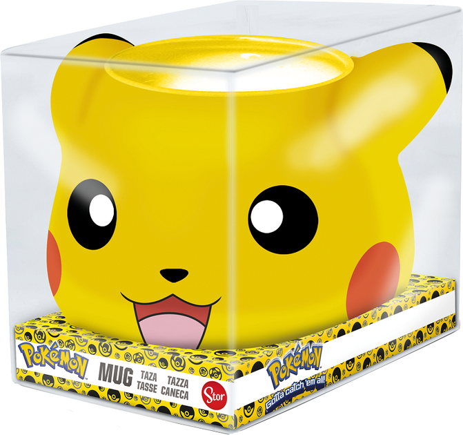Kubek Stor Pokemon Pikachu 3D 500 ml (8412497446742) - obraz 1