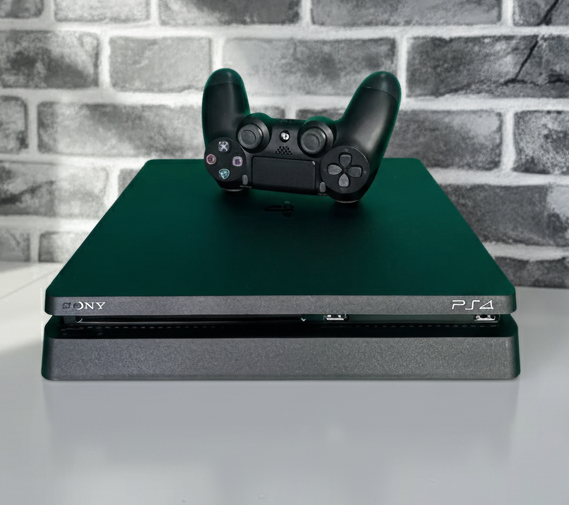 Ігрова Приставка Sony PlayStation 4 Slim 500GB Б/В | Обслугована + 1 Гра + Гарантія 3 місяців - Фото 1 Ігрова Приставка Sony PlayStation 4 Slim 500GB Б/В | Обслугована + 1 Гра + Гарантія 3 місяців - изображение 1