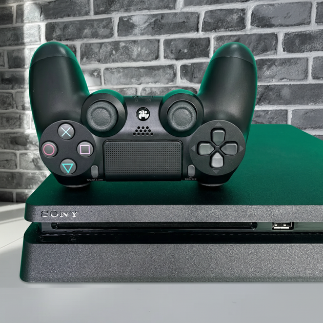 Ігрова Приставка Sony PlayStation 4 Slim 500GB Б/В | Обслугована + 1 Гра + Гарантія 3 місяців - Фото 5 Ігрова Приставка Sony PlayStation 4 Slim 500GB Б/В | Обслугована + 1 Гра + Гарантія 3 місяців - изображение 5