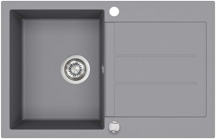 Zlew kuchenny AquaSanita Tesa SQT101-202AW - obraz 1