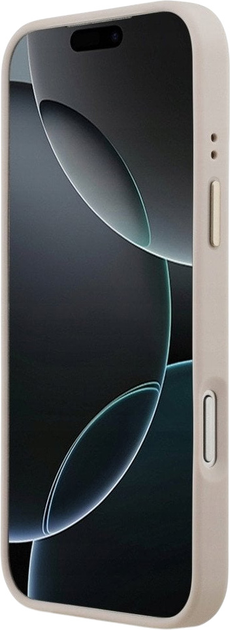 Etui plecki Guess 4G Logo Plate MagSafe do iPhone 17 Pro Max Pink (3666339489830) - obraz 5