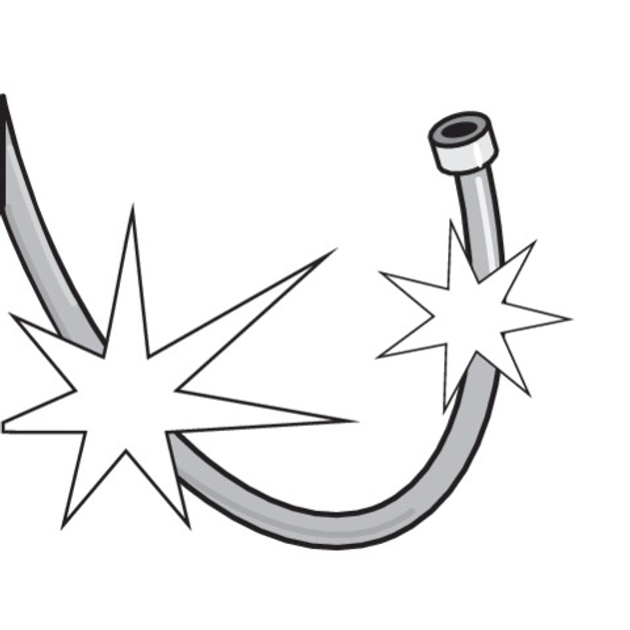 Шланг для душу Fala гладкий антивитковий 2 м Срібний (5906083032585) - зображення 2