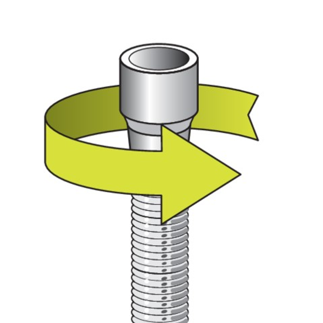 Шланг для душу Fala гладкий антивитковий 2 м Срібний (5906083032585) - зображення 4