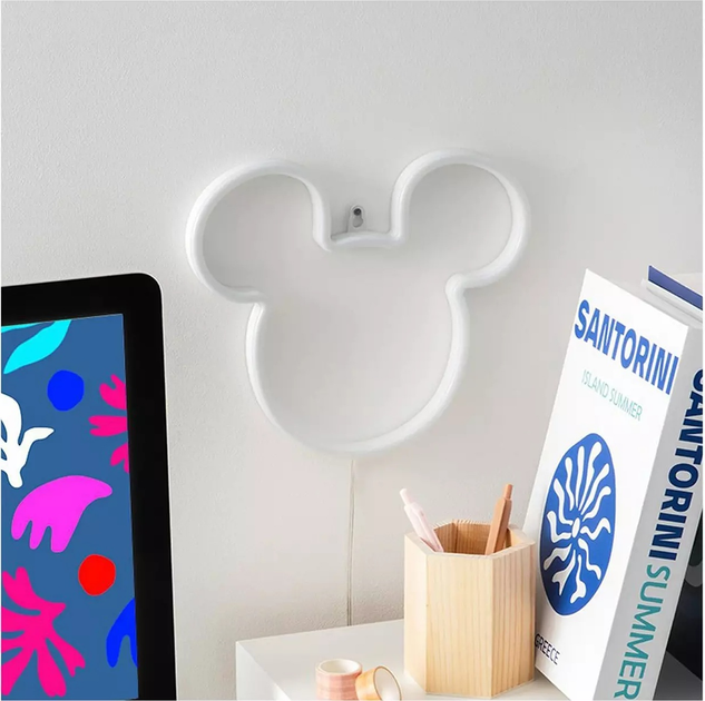 Нічник Paladone Disney Mickey Mouse LED неоновий 21,8 см (5056577726558) - зображення 4