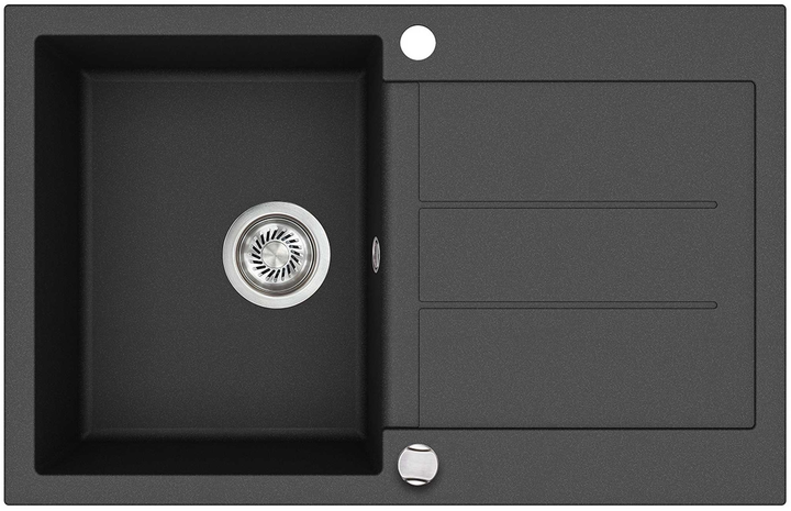 Zlew kuchenny AquaSanita Tesa SQT101-601AW - obraz 1