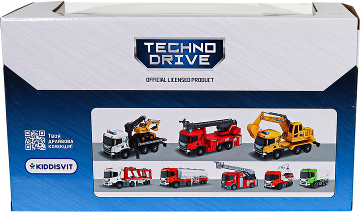 Игровой набор Techno Drive Эвакуатор с машиной Big Truck Scania со световыми и звуковыми эффектами (6408KS) - изображение 12