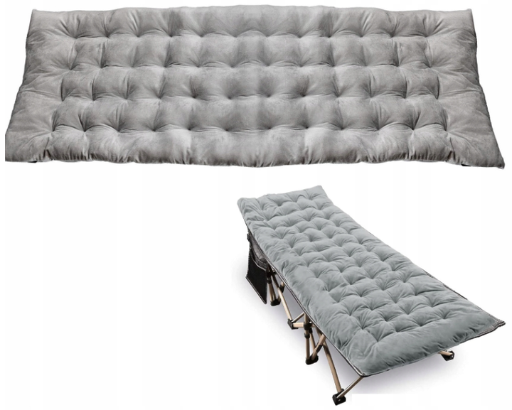 Туристичний матрац Platinet PCM1010 на ліжко 190 x 68 x 6 см Сірий (5907595461443) - зображення 2