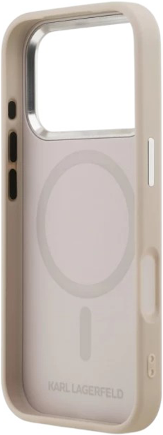 Etui Karl Lagerfeld Karl & Choupette Pin MagSafe do Apple iPhone 17 Pro Pink (3666339495473) - obraz 7