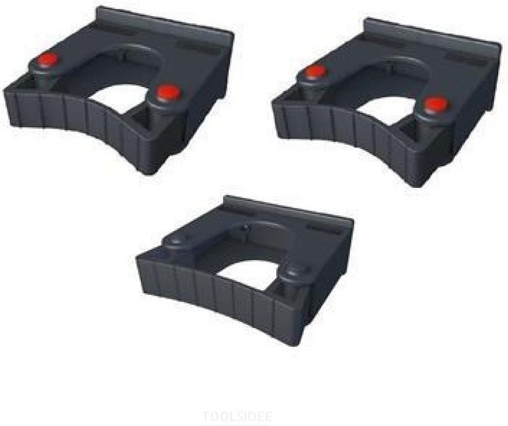 Вішалка для інструментів Toolflex 50 см з 3 тримачами 551-1 (7317275550011) - зображення 2