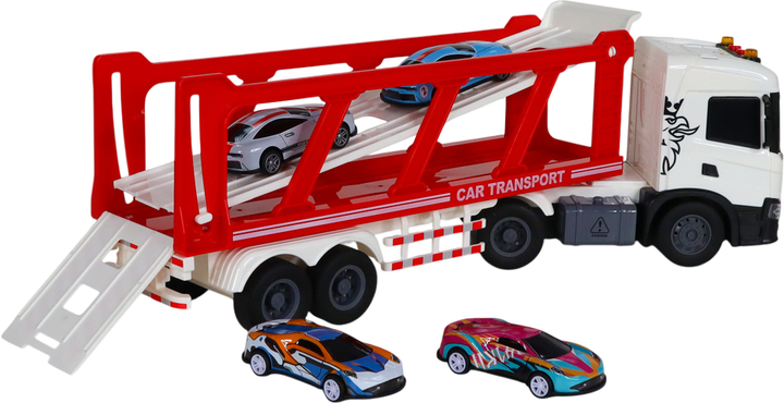 Игровой набор Techno Drive Автоперевозчик Large Truck Scania со световыми и звуковыми эффектами (6414KS) - Фото 8 Игровой набор Techno Drive Автоперевозчик Large Truck Scania со световыми и звуковыми эффектами (6414KS) - изображение 8