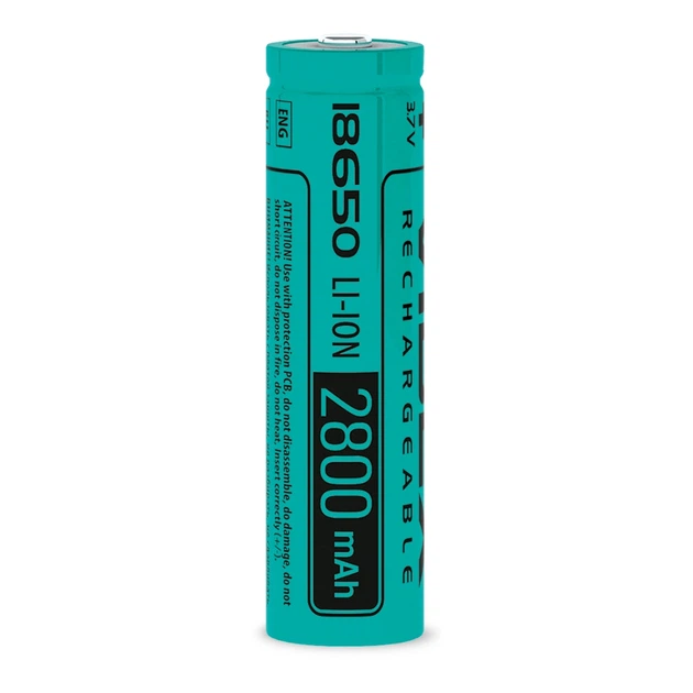 Аккумулятор Videx литий-ионный 18650 (без защиты) 2800mAh bulk/1шт (18650/2800/1B) 23585 - изображение 2