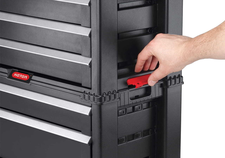 Wózek narzędziowy Keter Tool Chest z 5 szufladami 56.2 x 28.9 x 50.2 cm 237007 (7290106926172) - obraz 4
