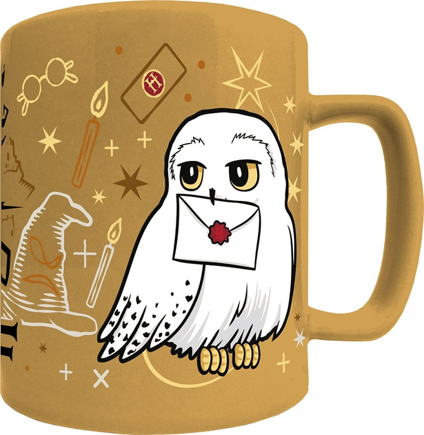 Kubek Pyramid Fuzzy Mug Harry Potter Hedwigą 460 ml (5063457010744) - obraz 4