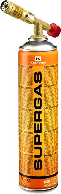 Palnik gazowy Kemper z butlą do lutowania 600 ml (10/2-T1047) - obraz 1